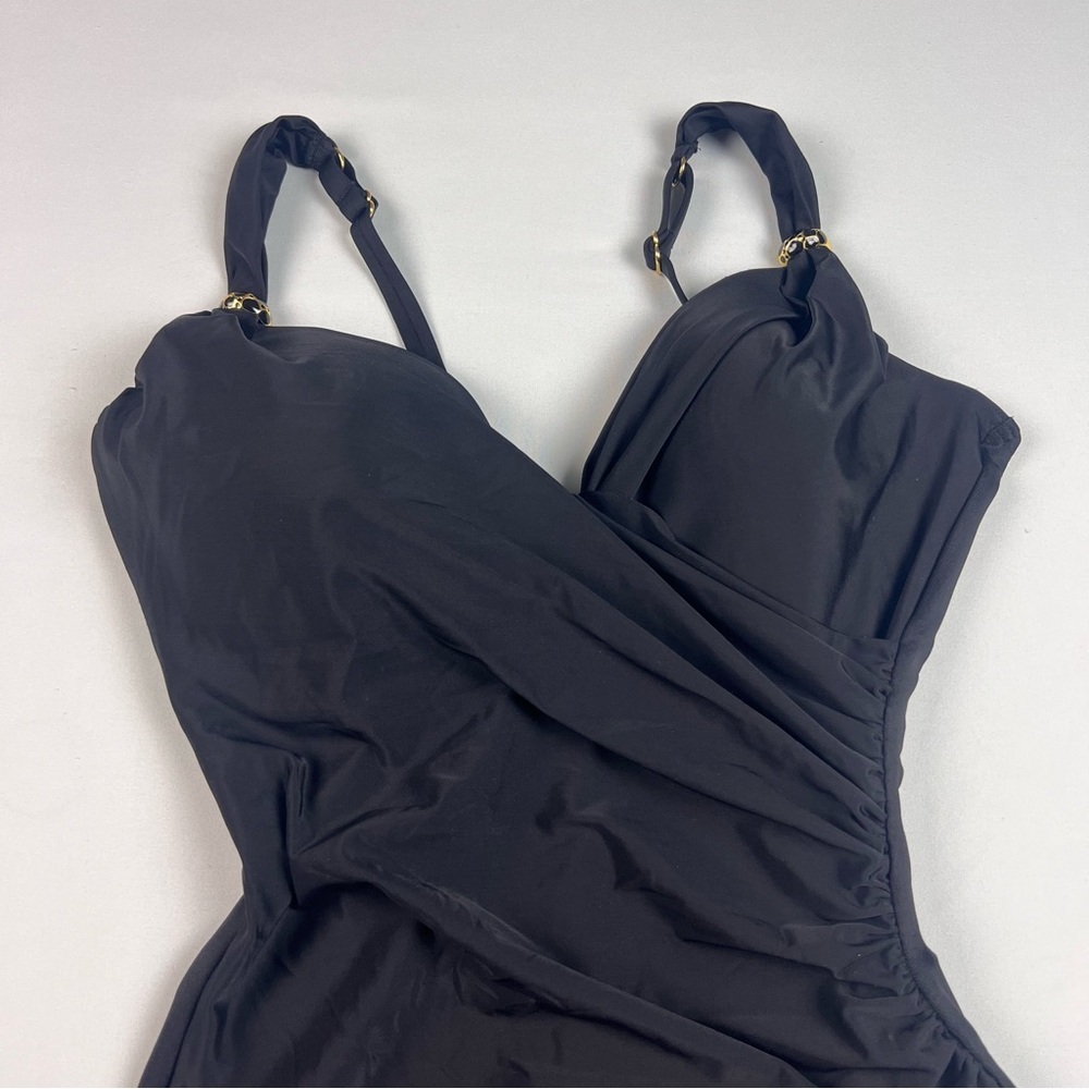 NWOT Miraclesuit Black Siren One Piece - Picture 4 of 12